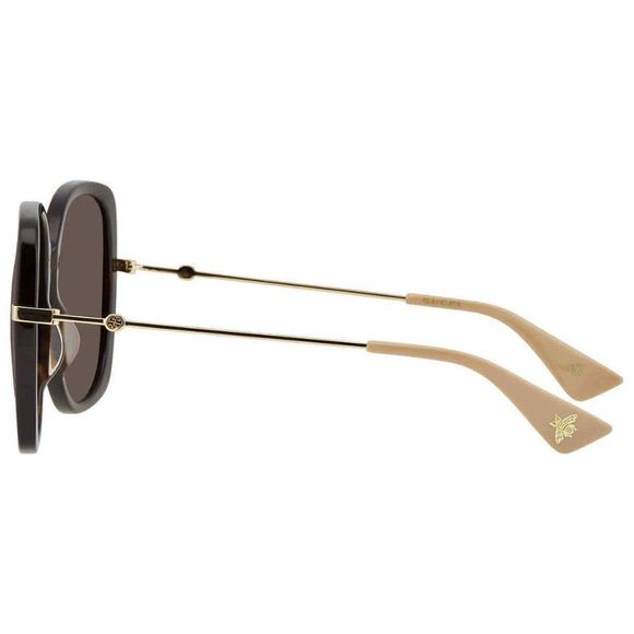 NEW Gucci Brown Butterfly Women's Sunglasses - Picture 3 of 4